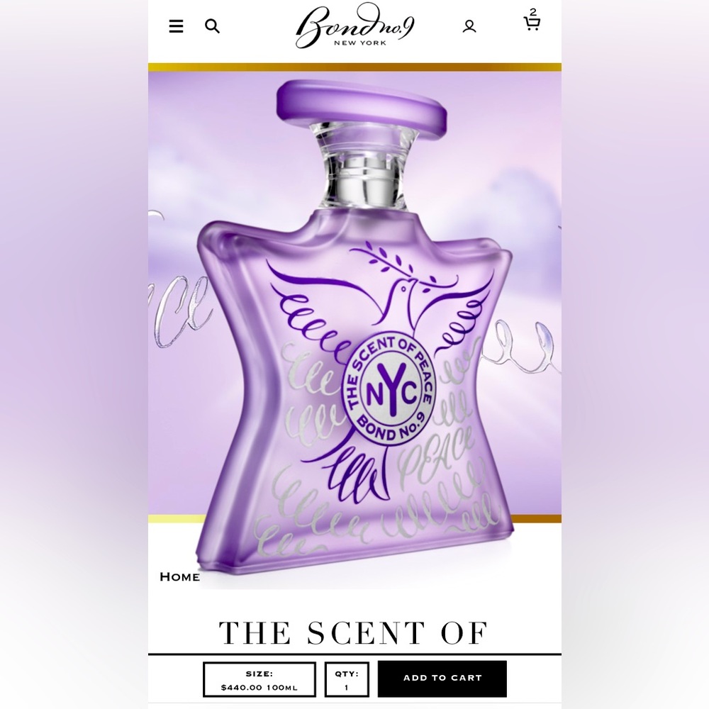 The Scent of Peace Bond No. 9 NYC perfume